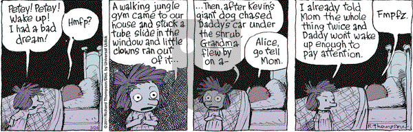 Cul de Sac on Thursday March 24, 2016 Comic Strip