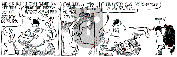 The Grizzwells on Tuesday September 12, 1995 Comic Strip