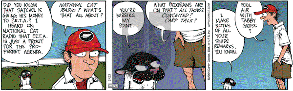 Get Fuzzy on Tuesday March 23, 2004 Comic Strip