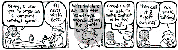 JumpStart on Tuesday May 29, 2001 Comic Strip