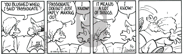 Arlo and Janis on Thursday May 2, 1996 Comic Strip