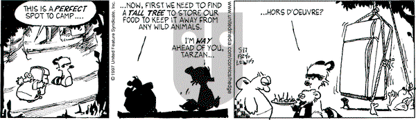 Over the Hedge on Saturday May 17, 1997 Comic Strip