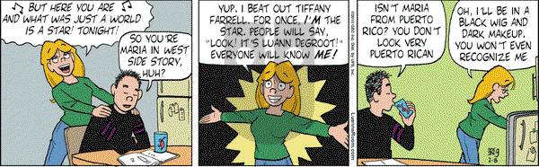 Luann on Monday February 8, 2010 Comic Strip