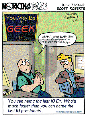 Working Daze on Monday February 9, 2009 Comic Strip