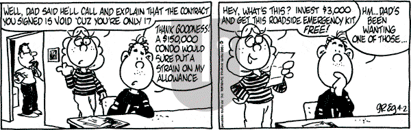Luann on Saturday April 2, 1988 Comic Strip
