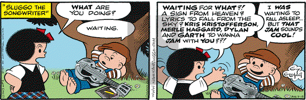 Nancy on Wednesday August 7, 2013 Comic Strip