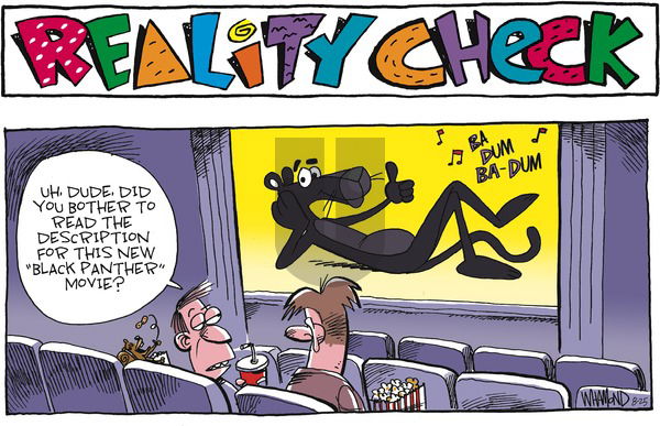Reality Check on Sunday August 25, 2019 Comic Strip