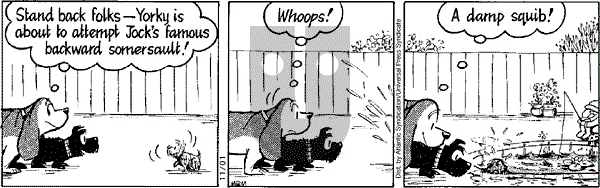 Fred Basset on Thursday November 1, 2007 Comic Strip