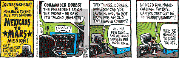 La Cucaracha on Monday December 1, 2008 Comic Strip