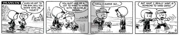 Peanuts on Saturday January 19, 1952 Comic Strip