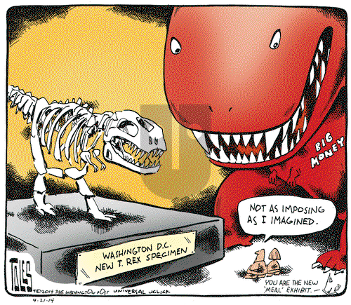 Tom Toles on Monday April 21, 2014 Comic Strip
