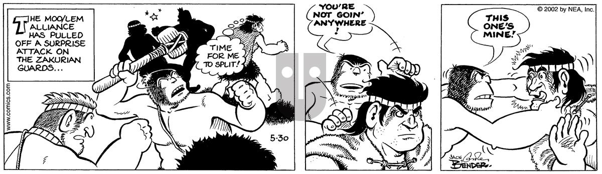 Alley Oop - Thursday May 30, 2002 Comic Strip