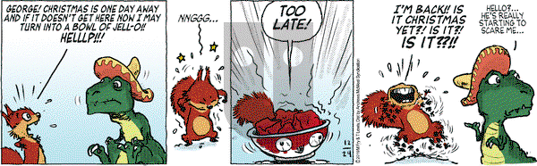 Over the Hedge on Tuesday December 24, 2019 Comic Strip