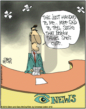 The Flying McCoys on Thursday March 19, 2015 Comic Strip
