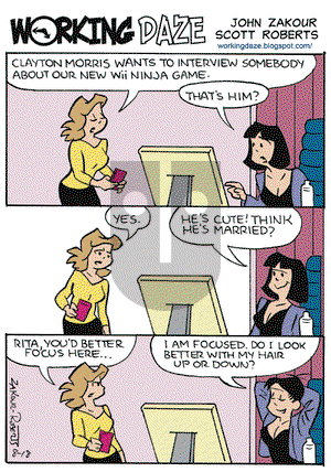 Working Daze on Tuesday August 18, 2009 Comic Strip