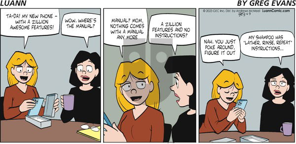 Luann - Sunday April 9, 2023 Comic Strip