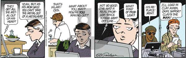 Doonesbury on Saturday February 23, 2008 Comic Strip