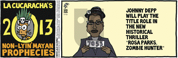 La Cucaracha on Thursday January 10, 2013 Comic Strip