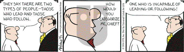 The Born Loser on Friday October 7, 2016 Comic Strip