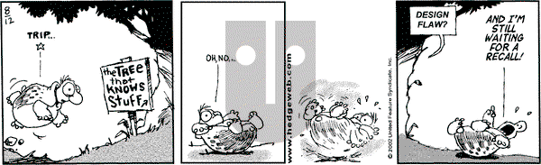 Over the Hedge on Sunday January 18, 2004 Comic Strip