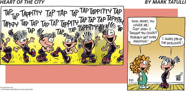 Heart of the City on Sunday September 25, 2016 Comic Strip