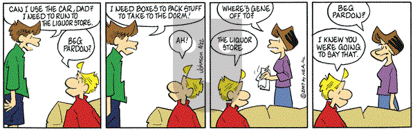 Arlo and Janis on Sunday September 9, 2007 Comic Strip