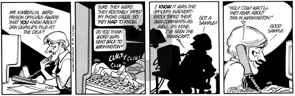 Doonesbury on Friday November 22, 1991 Comic Strip