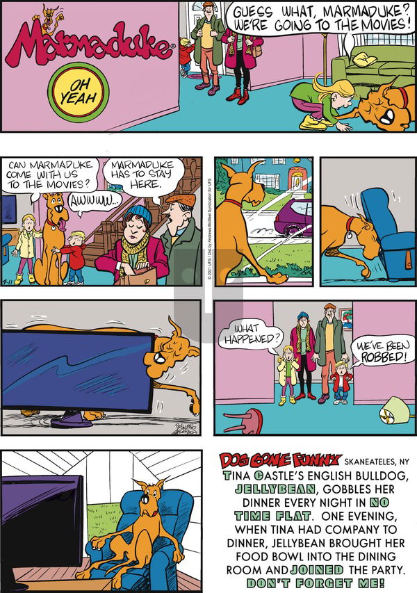 Marmaduke on Sunday April 11, 2021 Comic Strip