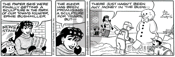 Nancy on Tuesday January 23, 2007 Comic Strip