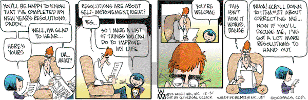 Non Sequitur on Monday December 31, 2012 Comic Strip
