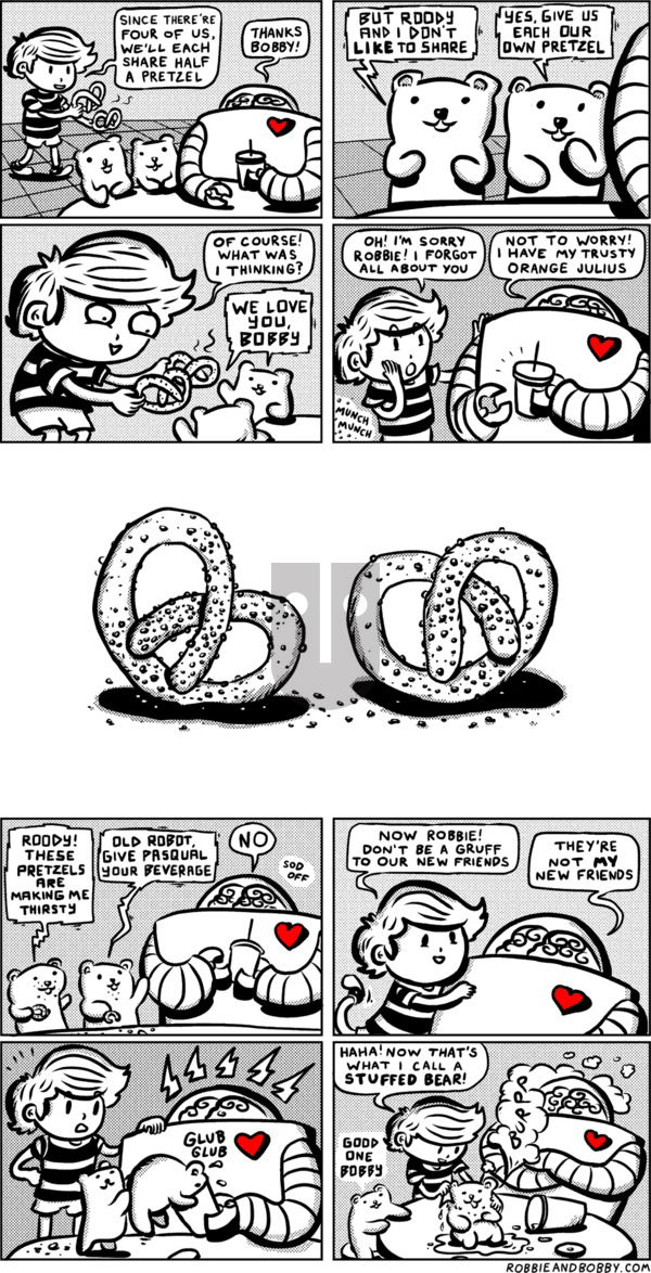 Robbie and Bobby on Saturday July 19, 2025 Comic Strip