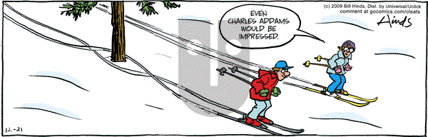 Cleats - Monday December 21, 2009 Comic Strip