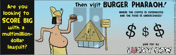 Lucky Cow on Saturday February 11, 2006 Comic Strip