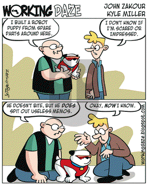 Working Daze on Monday December 12, 2005 Comic Strip