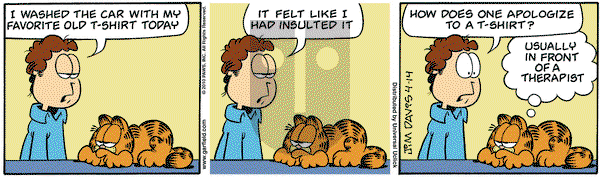 Garfield on Wednesday April 14, 2010 Comic Strip