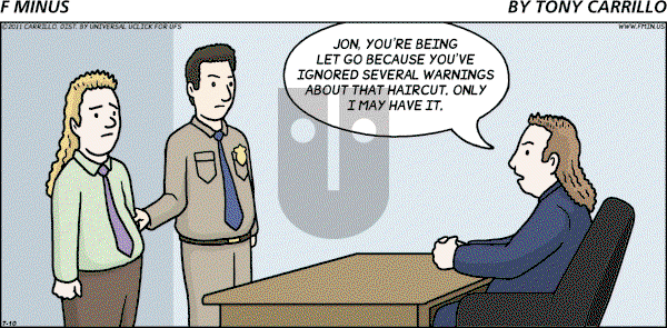 F Minus - Sunday July 10, 2011 Comic Strip