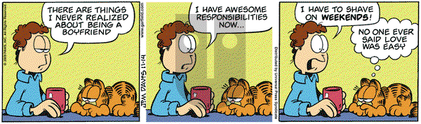 Garfield on Saturday November 14, 2009 Comic Strip