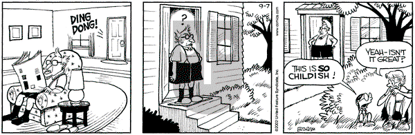 Grand Avenue on Saturday September 7, 2002 Comic Strip