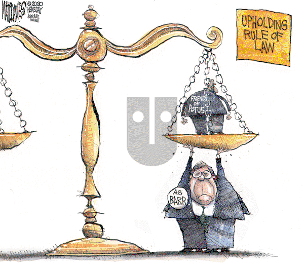 Matt Davies on Wednesday July 29, 2020 Comic Strip