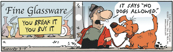 Frank and Ernest on Friday March 9, 2007 Comic Strip