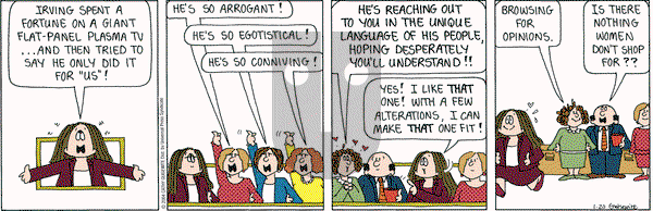 Cathy Classics on Tuesday January 20, 2004 Comic Strip