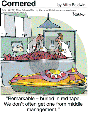 Cornered on Thursday May 5, 2011 Comic Strip