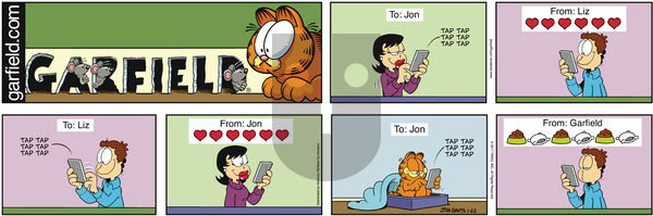 Garfield - Sunday January 22, 2017 Comic Strip