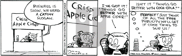 Red and Rover on Tuesday October 5, 2004 Comic Strip