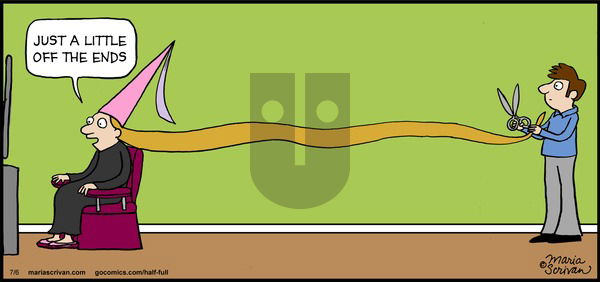 Half Full on Sunday July 6, 2014 Comic Strip