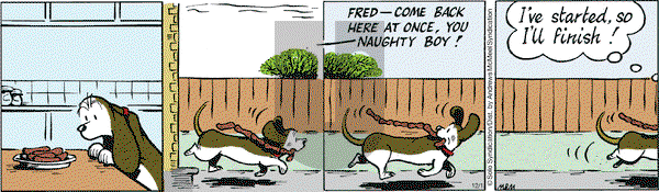 Fred Basset on Friday December 1, 2017 Comic Strip