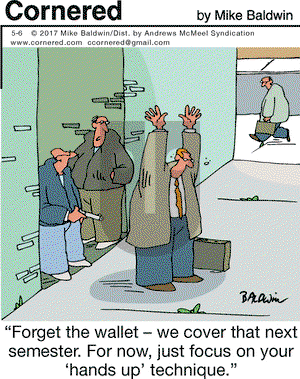Cornered on Saturday May 6, 2017 Comic Strip