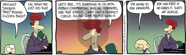 The Buckets on Thursday November 5, 2015 Comic Strip