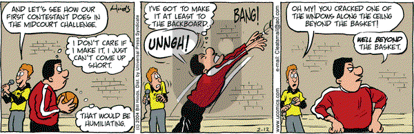 Cleats on Thursday February 12, 2004 Comic Strip