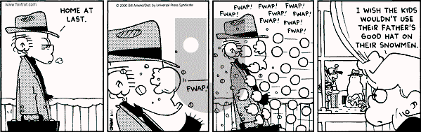 FoxTrot on Wednesday January 19, 2000 Comic Strip